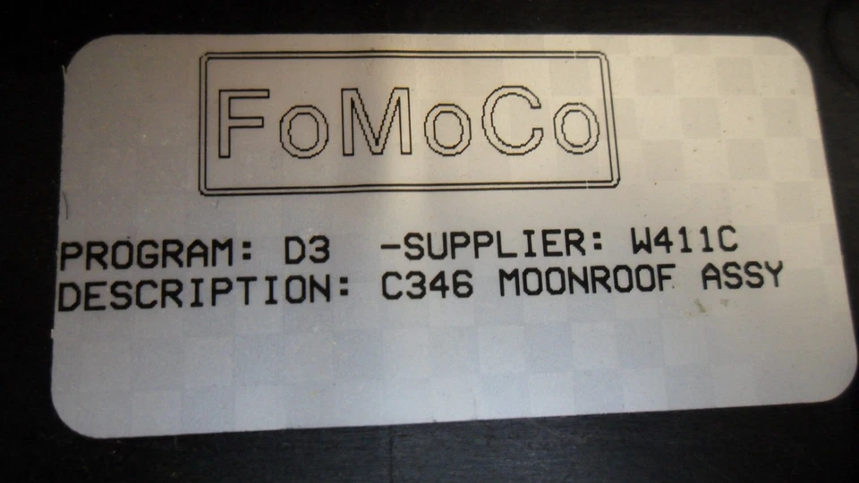 Cuadro techo corredizo Ford Focus 2012-2014 usado CP9Z5451070AA OEM Foto 3 de 4