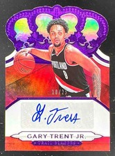 2018-19 Crown Royale Autograph Rookies Purple #CR-GTJ Gary Trent Jr. RC Auto /25