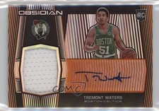 2019 Obsidian Rookie Jersey Electric Etch Orange 16/50 Tremont Waters Auto 1cx3