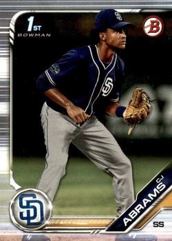 2019 Bowman Draft Paper Prospects #BD-85 CJ Abrams 1st San Diego Padres