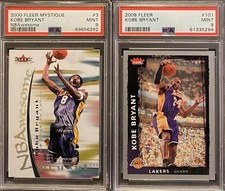 2000 Fleer Mystique  NBAwesome Kobe Bryant #3 PSA 9/2008 Fleer #101 PSA 9