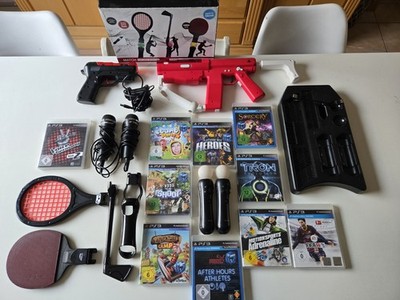 Sony PlayStation Move PS3 Zubehör-Set: Move-Controller, Lichtpistole, Mikrofone