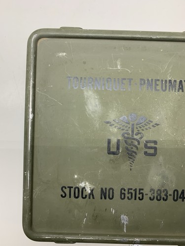 Vintage US Military Tourniquet Pneumatic Stock No 6515-383-0400 #3 - Picture 3 of 11