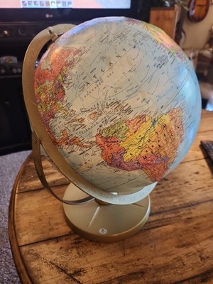 Replogle World Nation Series World Globe 12 In Diameter Some Candle Wax 