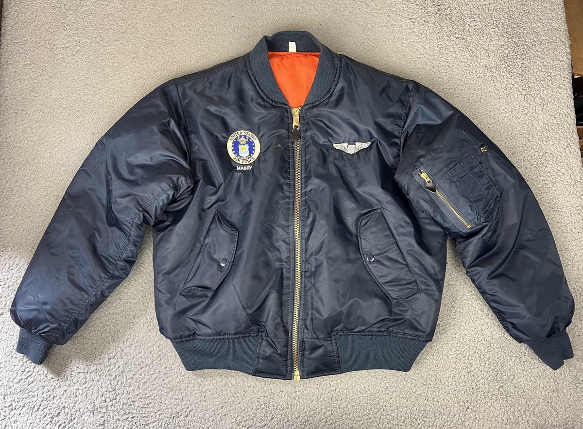 Vintage United States Air Force Jacket Mens Medium Bomber Aviator