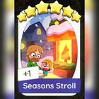 1 x Seasons Stroll (⭐⭐⭐⭐⭐⭐) Set - 21 - Mono_poly_ Go sticker (Fast sending)