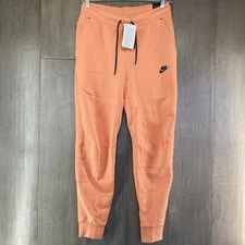 Nike Sportswear Men's Tech Fleece Washed Jogger Pants Orange Small CZ9918-835