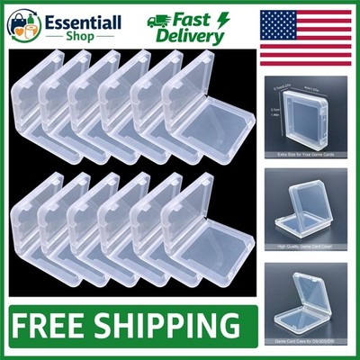 Protective Transparent Game Card Case - 12PC Holder for DS, 3DS, DSI Consoles
