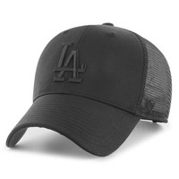 47 Brand Trucker Cap - Branson Los Angeles Dodgers Schwarz