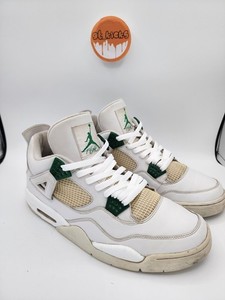 off white jordan 4 mint laces