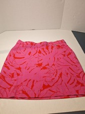 Rafaella Skort, Womans Small, Viscose Blend, Floral, Pink