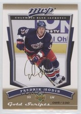 2007-08 Upper Deck MVP Gold Scripts 85/100 Fredrik Modin #24 8tn