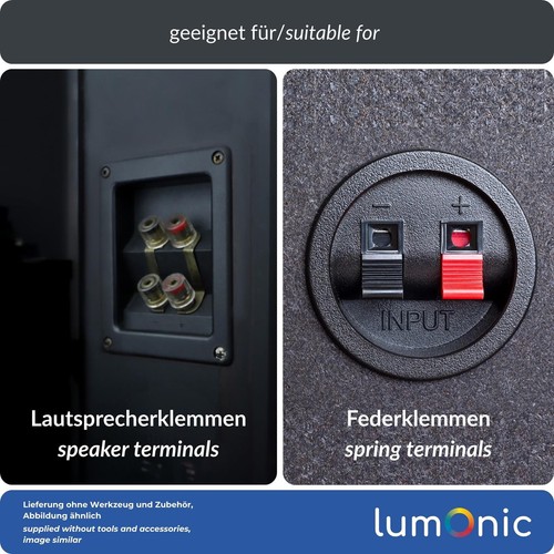 100m Lautsprecherkabel Rund 2x 2,5mm² Profi PA HiFi Boxenkabel Audio Rundkabel - Picture 4 of 5
