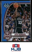 2024-25 Bowman University Chrome Josh Hubbard Blue Refractor #/199 #35