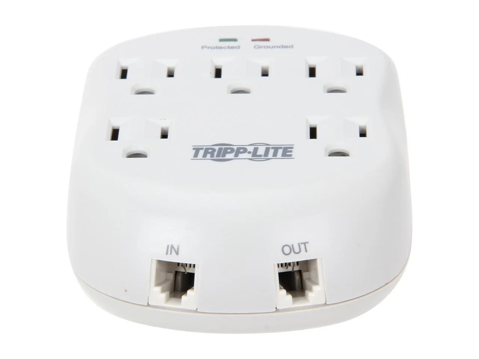 TRIPP LITE SK5TEL-0 5 Outlets 1080 joules Wallmount Direct Plug-In Protect It! - Image 3 of 4