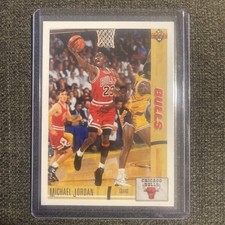 Michael Jordan 1991-92 Upper Deck #44 NBA basketball  Chicago Bulls