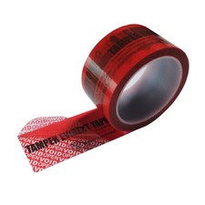 1 Roll TamperSeals Total Transfer Evident Security Tape Red 50mmx50mx2mil