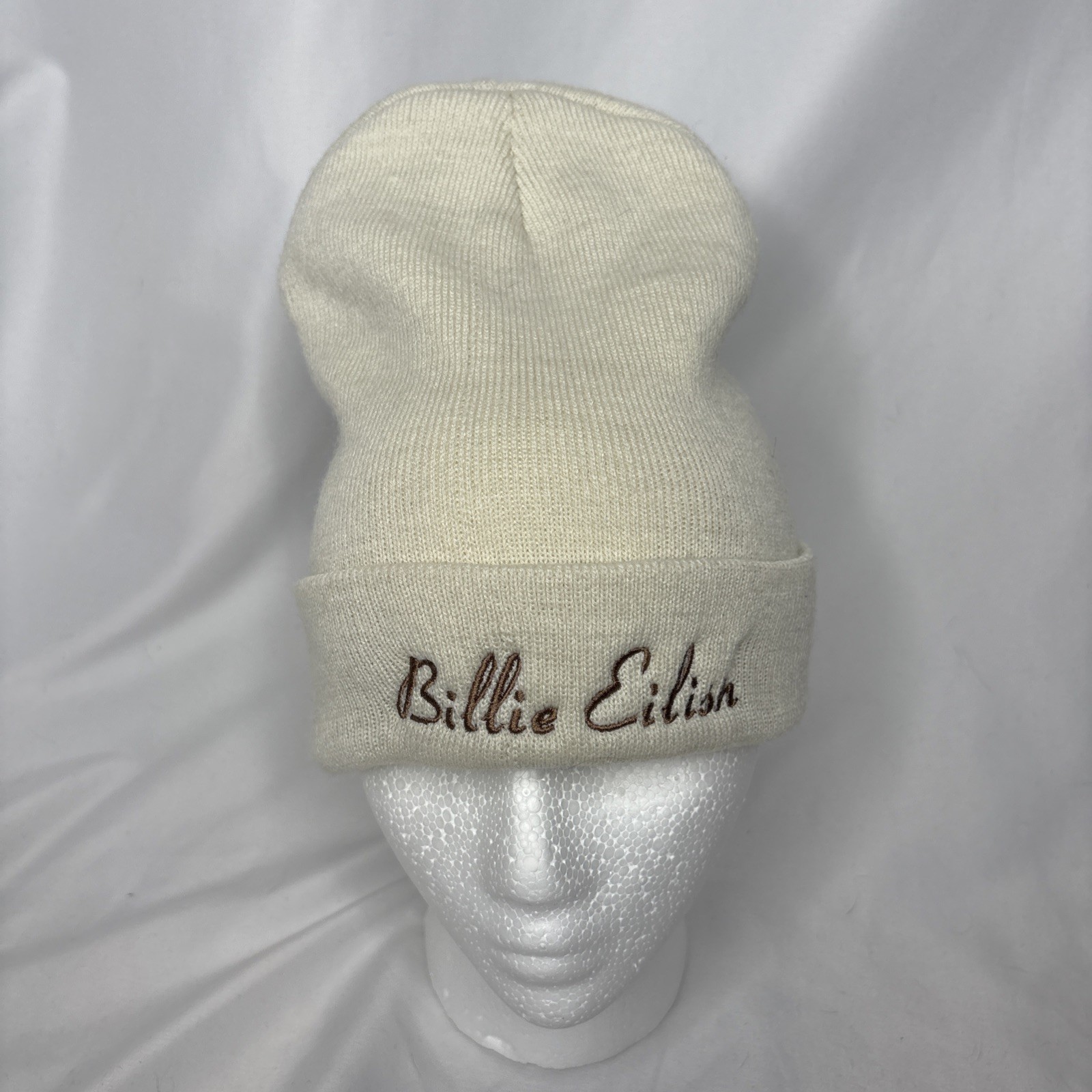 Billie Eilish Script Logo Cuffed Knit Beanie Wint… - image 1