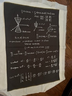 fishs eddy Math Towel 