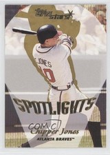 2000 Topps Stars Spotlights Chipper Jones #158 HOF m5x
