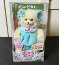 Fisher Price Briarberry Ashleyberry Blue 10   Plush Bear HTF NIB 1999