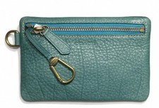 NWT Coach Bleecker Pebbled Leather Key Case Envelope Style  F63747