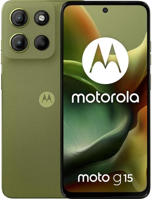 Motorola Moto G15 vert Iguana Green 128Go TÉLÉPHONE DÉBLOQUÉ OPÉRATEUR 5G - Photo 1/4