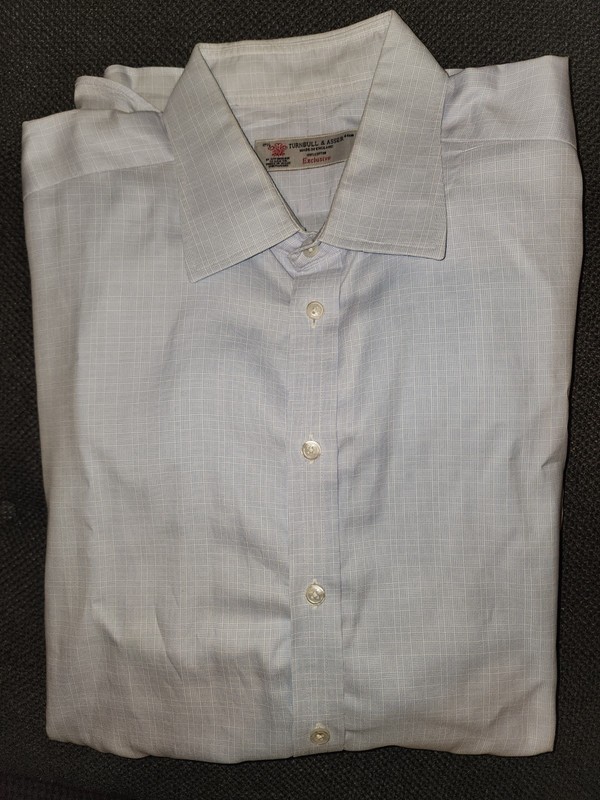 Turnbull & Asser Exclusive 17.5 Cotton Dress Shirt