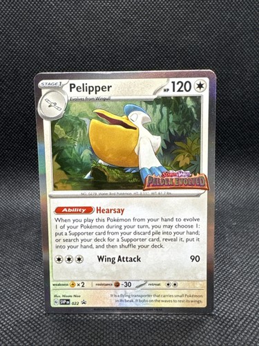 Pelipper - 022 (Prerelease) 022 Sv: Scarlet & Violet Promo Cards Holo
