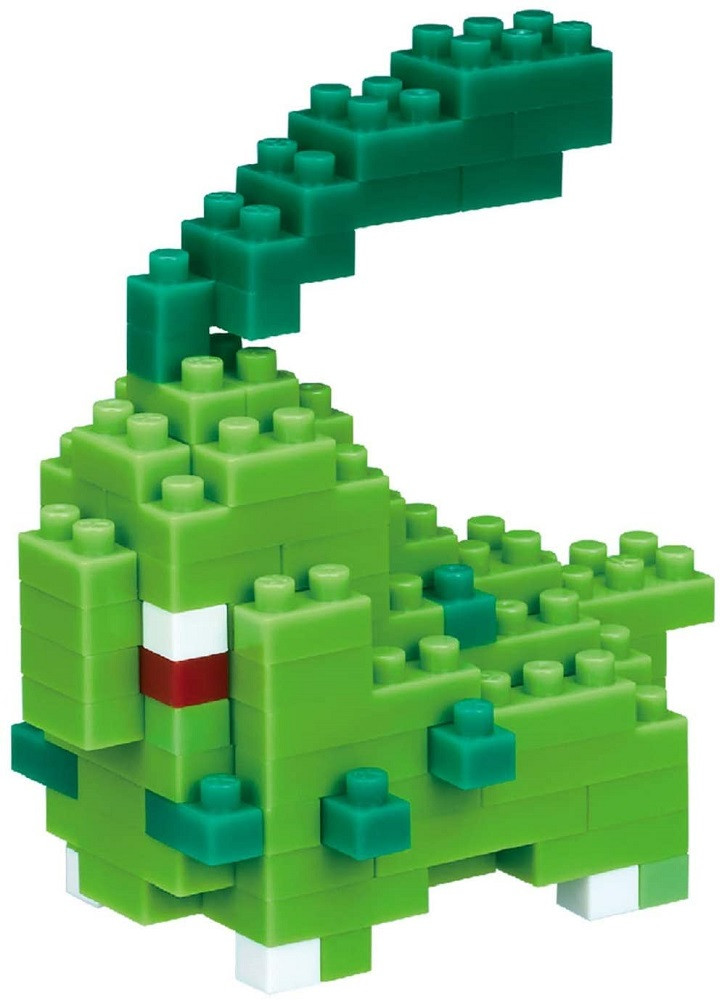 Набор микроразмерных строительных блоков Kawada Nanoblock Pokemon серии Chikorita 2490₽