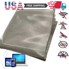 Copper Faraday Fabric-EMF Protection RFID EMI RF Electromagnetic Blocking