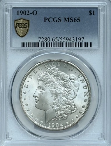1902-O $1 Morgan Silver Dollar PCGS MS65 – New Orleans Mint High Grade