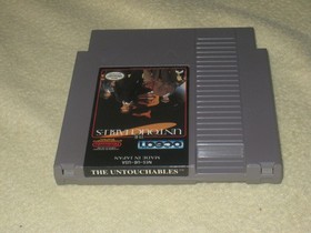 The Untouchables with Manual + Case for NES .Authentic. Clean/Tested Nintendo.