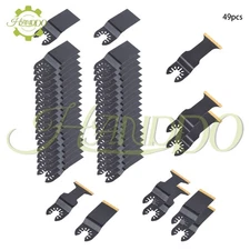 49Pack Universal 4Type Oscillating Tool Blades Vibrating Multi Tool Blades Kits
