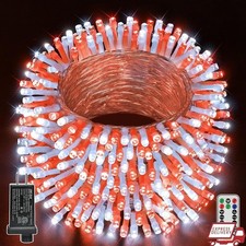 131ft String Lights Waterproof Remote Control Dimmable Timer Indoor Outdoor New