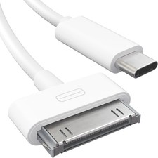 30-Pin to USB C Adapter Cable for iPhone, iPad, iPod   6ft Next-Generation Data