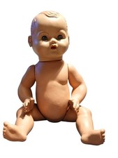 Vintage 18" Pedigree Doll Made in England 1950s Hard Plastic Cry Baby w/ Box