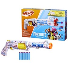 Nerf Fortnite Frenz 4 Ever Dart Blaster Beste-Freunde-Lackierung 6 Darts 8+