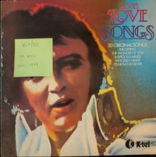 Elvis Presley Love Songs Vinyl Record LP VG+/VG NE1062 1979