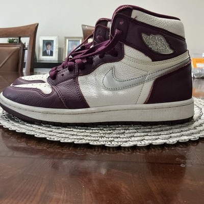 Jordan Air Jordan 1 Retro High OG Bordeaux White High Top Sneaker