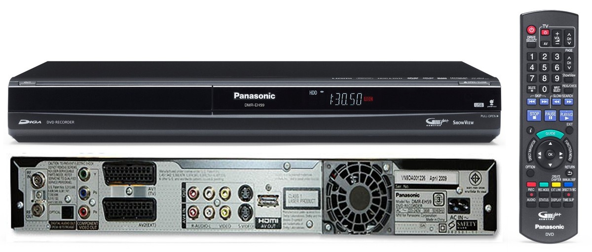 Panasonic DMR-EH59 NEW 250GB Hard Drive DVD Recorder PAL NTSC USE