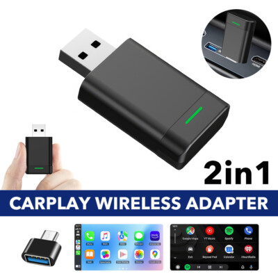 Kabellose Carplay Android Auto Adapter 2-in-1 5,8GHz WLAN Bluetooth Mini Autobox