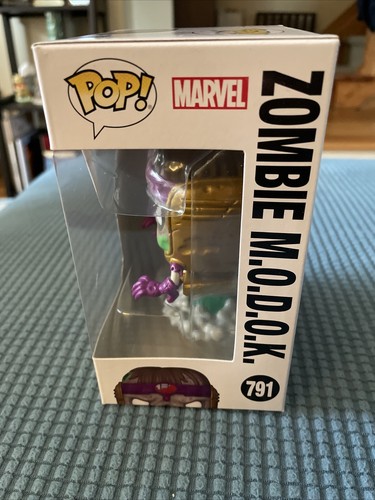 BRAND NEW, POP "MARVEL ZOMBIES", ZOMBIE M.O.D.O.K., #791, IN HAND NEW MINT - Picture 2 of 4