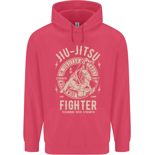 Jiu Jitsu Fighter Mixed Martial Arts MMA Childrens Kids Hoodie - Picture 54 of 80