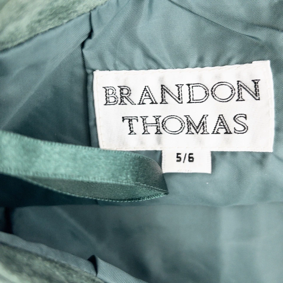 Vintage Brandon Thomas Suede Pencil Skirt Size 5/6 Petite - Image 3 of 4