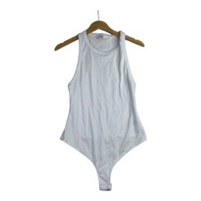 Free People Jersey Bodysuit size Medium White
