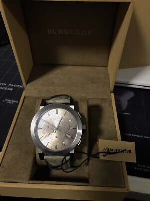 ヵ*様 Burberry The City BU9361 時計 Burberry Men's Watch Chronograph The City Smoke Check BU9361