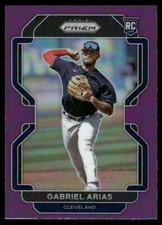 2022 Panini Prizm #70 Gabriel Arias Purple Prizm