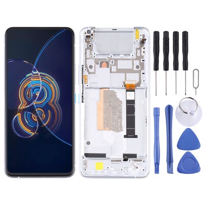 LCD Screen for Asus Zenfone 8 Flip ZS672KS Digitizer Full Assembly+Frame