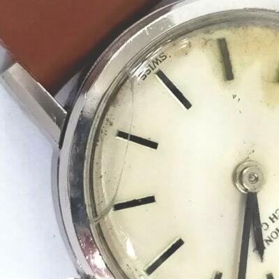 インターナショナルウォッチ R2802 IWC International Watch Co. 17石 SS 手巻き シルバー レディース 女性腕時計 フェイス[1974119-AF6